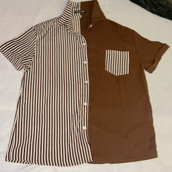 Button up brown shirt - Picture 1 of 1